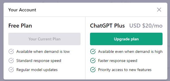 chatGPT_Upgrade plan