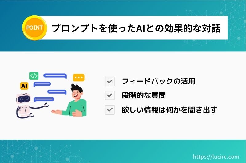 プロンプトを使ったAIとの効果的な対話